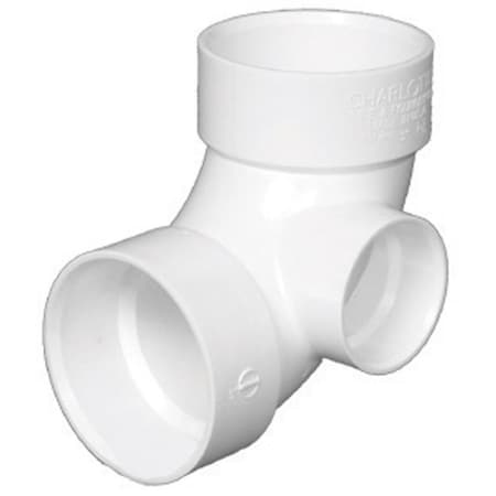 Homecare Products Schedule 40 3 in. Hub x 3 in. dia.Hub PVC 90 deg Elbow HO1679131